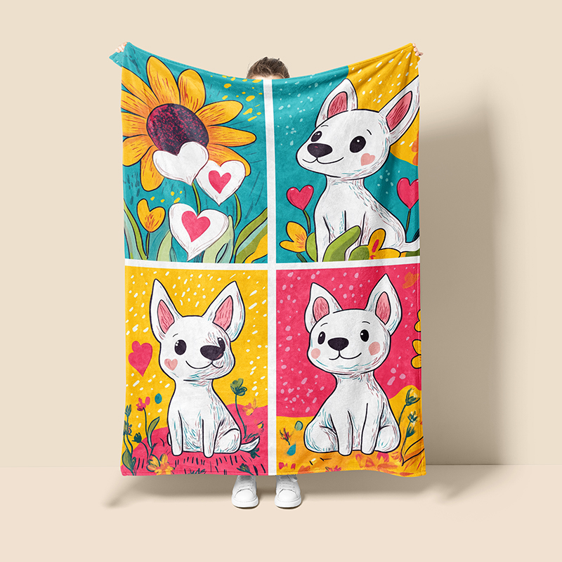 卡通可爱毛毯午睡毯子