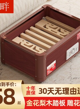 千畔实木取暖器烤火箱家用电火桶