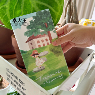 卓大王【阿卓旅行手帐本】TN内芯原创特种纸笔记本混合彩色内页