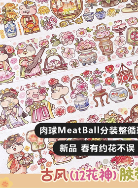 肉球新品胶带分装整循环Meatball派对时光蛋糕坊龙年限定旅行合集
