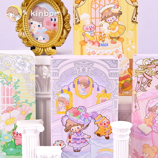 调调萌物社新款weeks手帐本方格手账网格学生用周计划笔记日程本