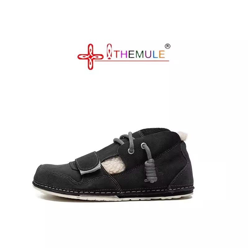 THEMULE中邦小丑鞋女加绒丑萌雪地靴高帮大码女鞋情侣潮牌男短