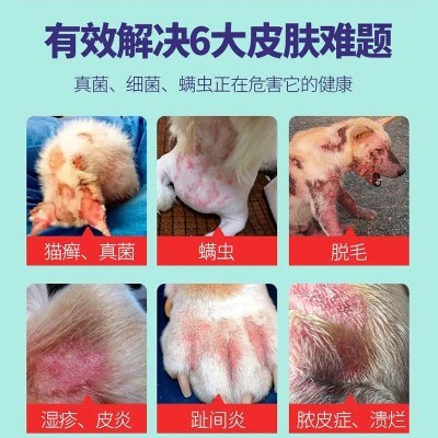 狗狗喷剂宠物狗癣藓感染皮炎杀螨虫止痒品