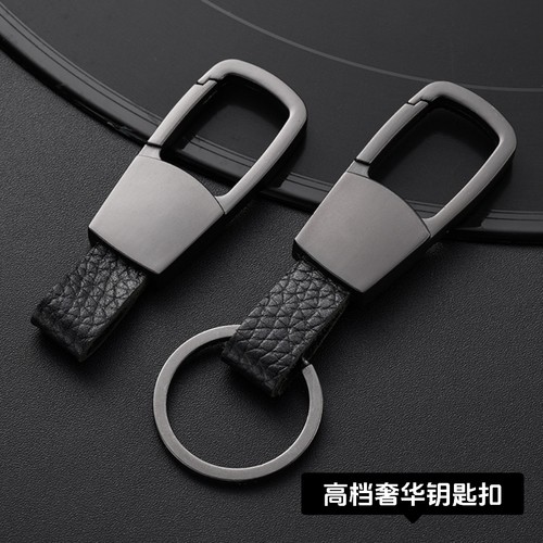 进口高级钥匙扣翻毛皮汽车钥匙链个性创意情侣男女简约钥匙挂钩