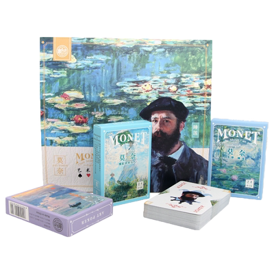 愚乐坊莫奈艺术扑克花切扑克