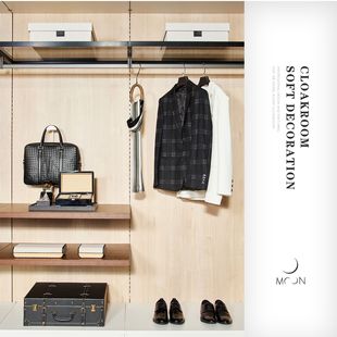 饰品摆设道具 外套摆件展厅软装 MOON慕空间样板房衣帽间男士 西装