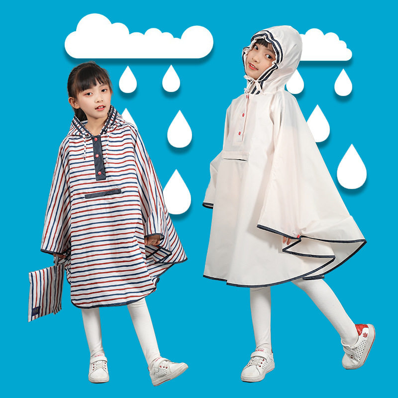 儿童雨衣女童斗篷新款大