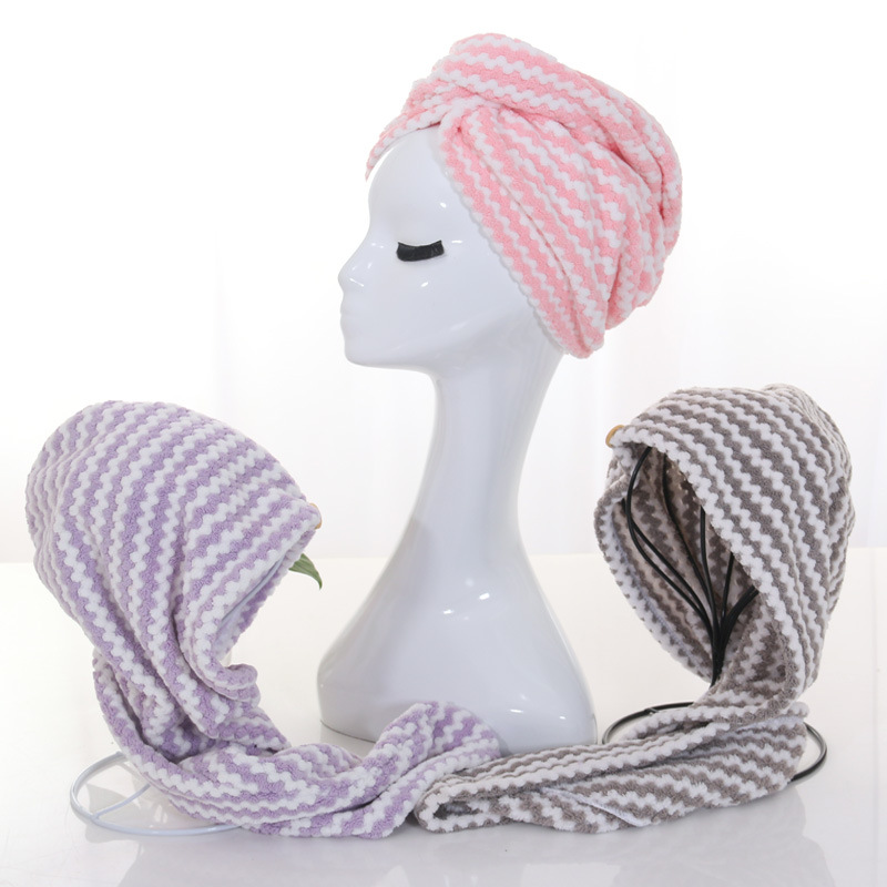 欧马仕干发帽吸水速干加厚成人儿童浴帽干发巾毛巾