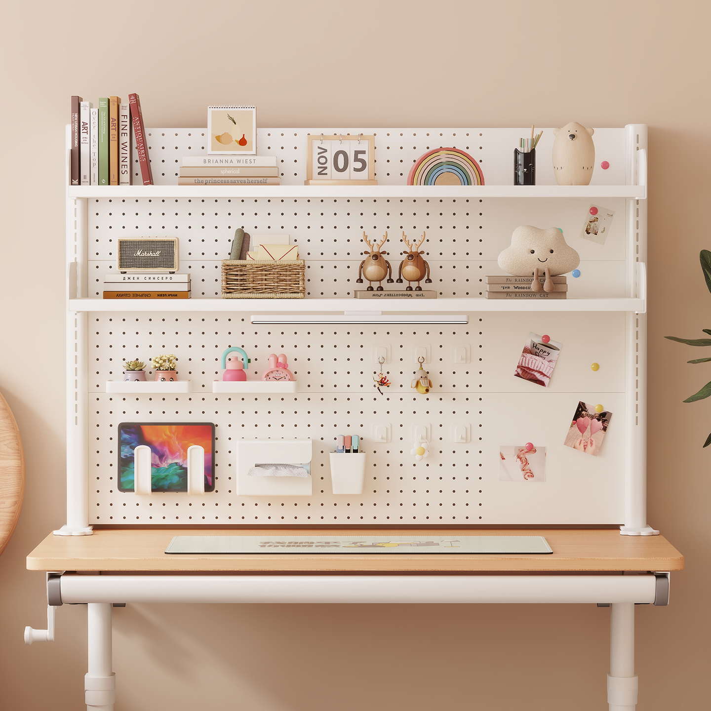 【全碳钢·无甲醛】桌面置物架