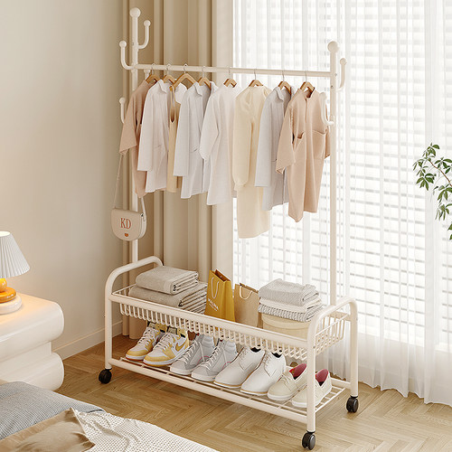 【现货速发】加粗钢管落地挂衣架