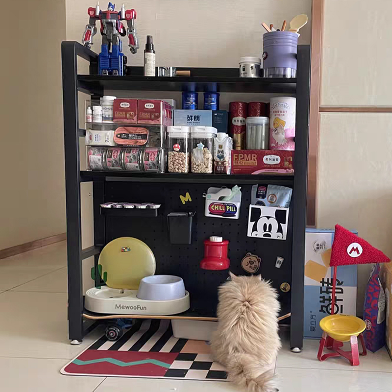小红书【猫咪食堂】猫砂盆置物架