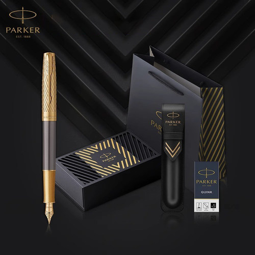 【生日礼物】PARKER/派克卓尔精英先锋系列金夹墨水笔送老师先锋尊享礼盒商务办公书写送礼高档钢笔签字笔