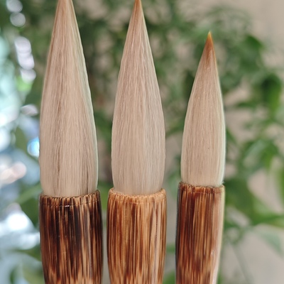 颜柳唐笔88元兼毫毛笔三支礼盒装