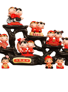 婚礼摆件婚房装饰结婚礼物