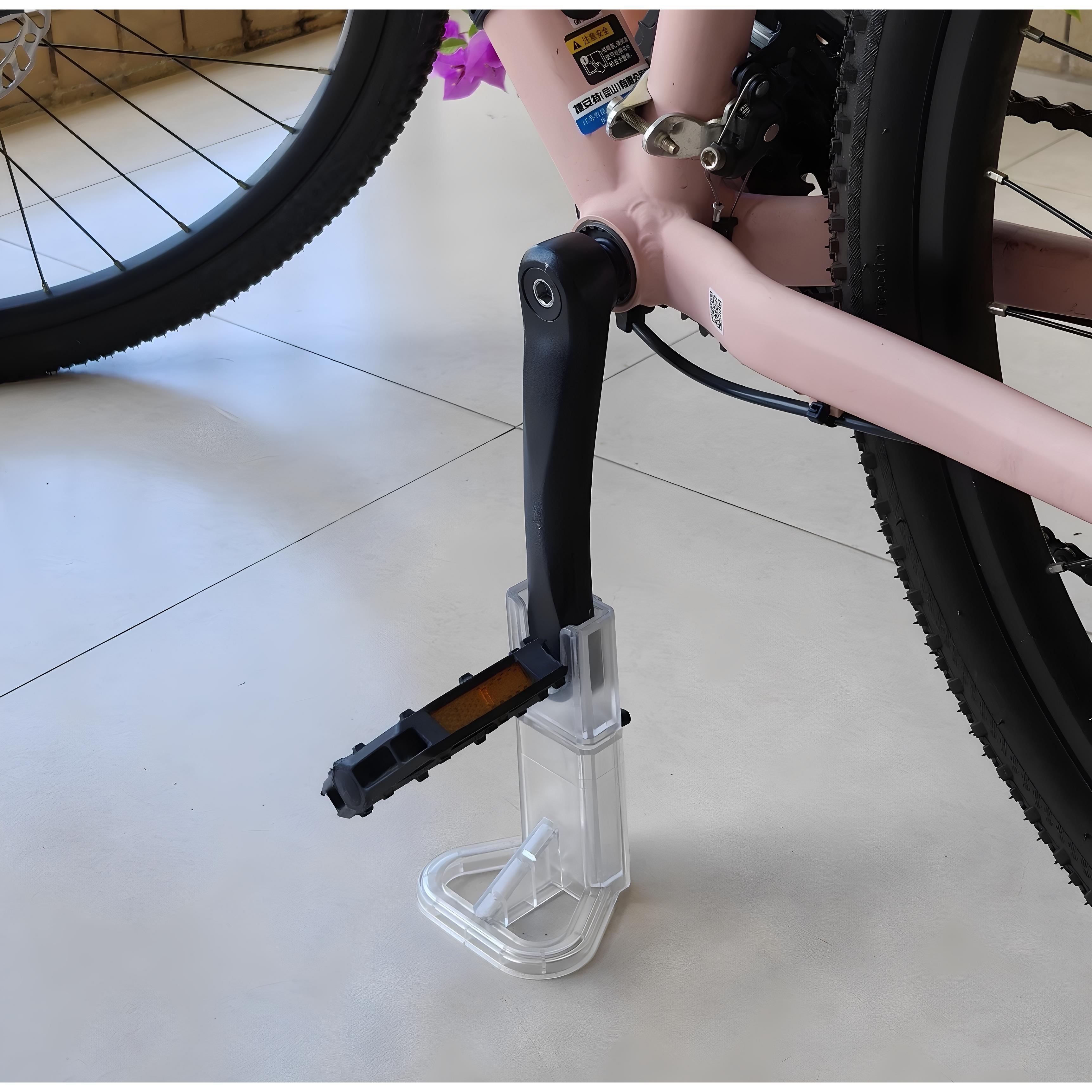 自行车家用停车架公路车登山车折叠车瓜车曲柄停车架可携式脚撑