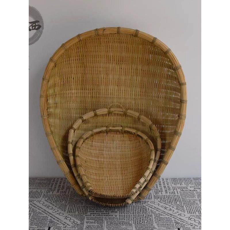 采购产品竹簸箕，竹制品，蔬菜洗涤，排水，蔬菜干燥储存篮，火锅