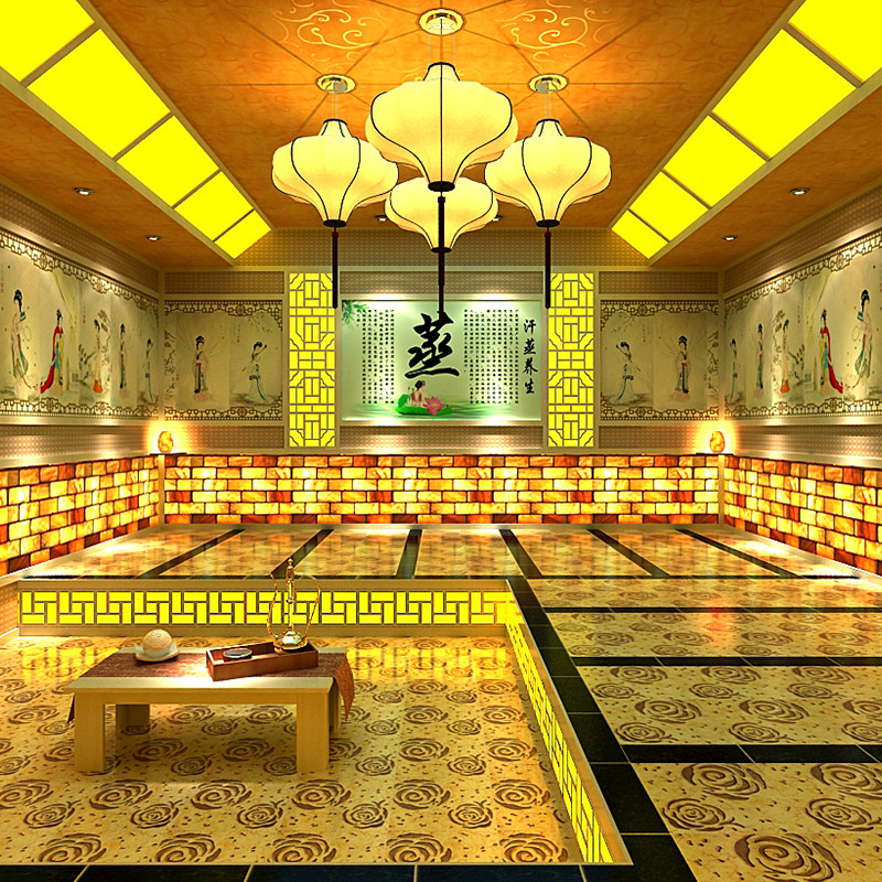 美容院汗蒸设备安装承建纳米电气石上门装修定制家用托玛琳桑拿房