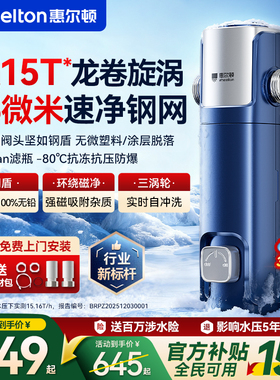 【新品】惠尔顿15T前置过滤器P0038不锈钢盾25微米家用自动反冲洗