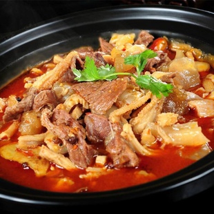 畅销过万三人伍公安牛三鲜火锅牛肉牛肚牛蹄筋加热即食