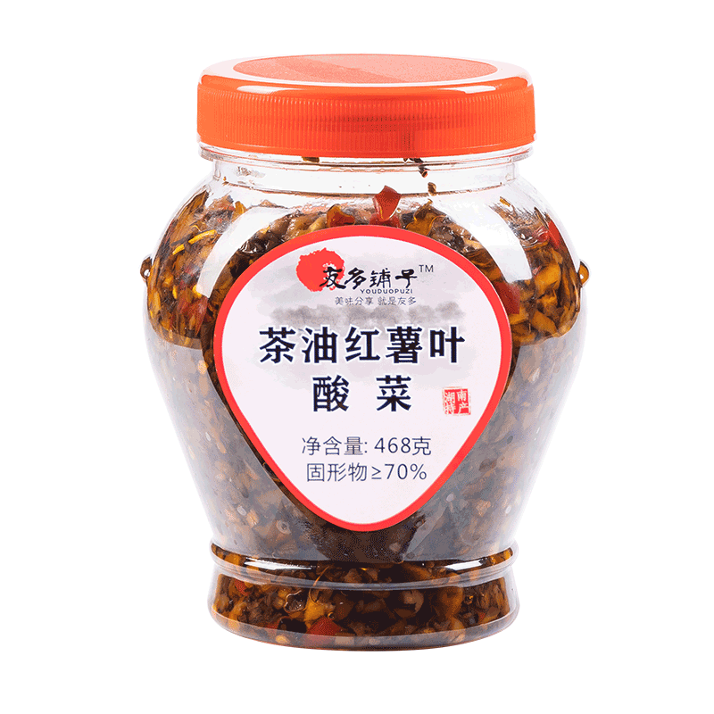 友多铺子茶油红薯叶酸菜