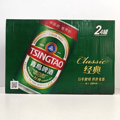 临期青岛啤酒330ml*2411度