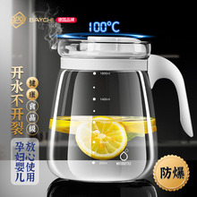 德国冰箱凉水杯加厚耐高温玻璃冷水壶家用大容量客厅食品级泡茶壶