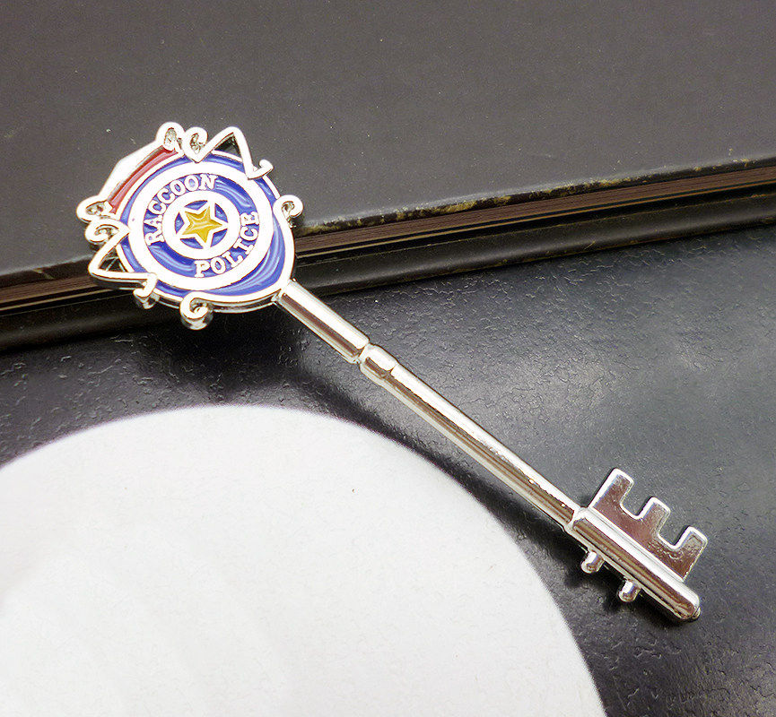 生化危机2重制版钥匙饰品浣熊市警局stars徽章里昂克莱尔包邮个性