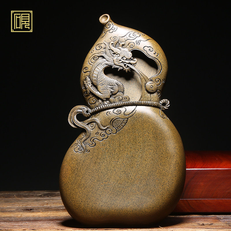 大师老坑砚台《祥龙献瑞》高端