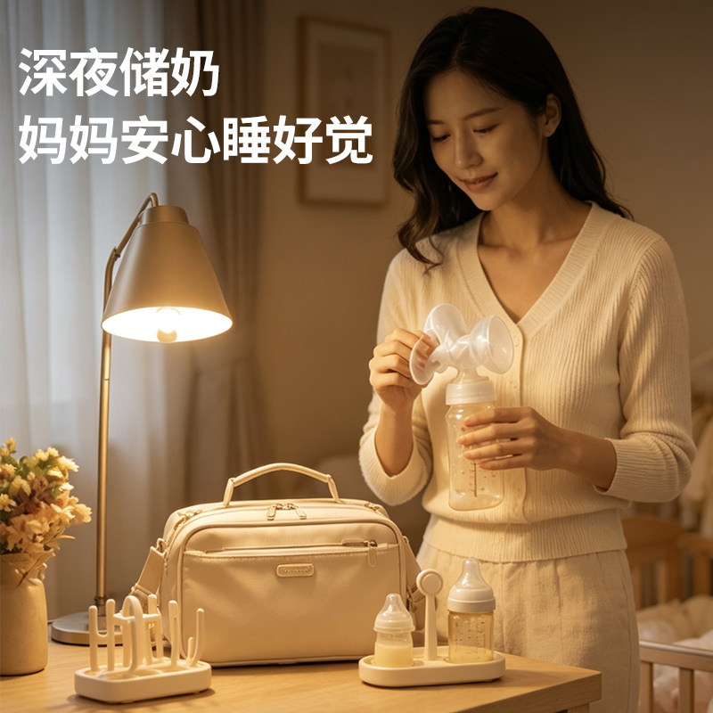 便携式夜间储奶保鲜套装背奶包妈妈必备