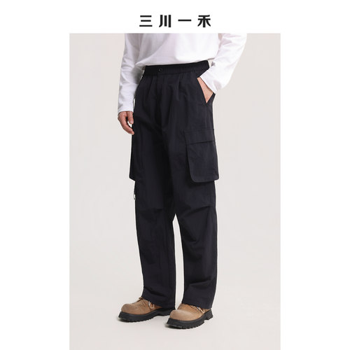 春季男士新款户外工装直筒休闲裤