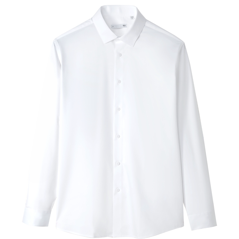 海澜之家商务长袖正装衬衫26春季易打理青年白衬衣男上班结婚面试