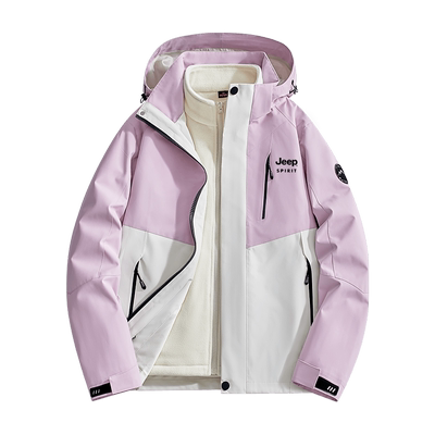 JEEPSPIRIT秋冬三合一冲锋衣