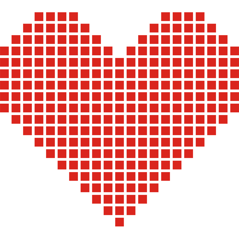 爱心形创意爱情ins风马赛克拼图LOVE字母墙贴纸新房床头装饰贴画