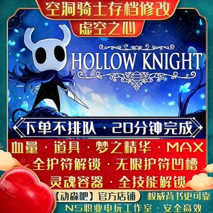 NS switch空洞骑士存档修改PC 道具吉欧技能全护符凹槽血灵魂精华