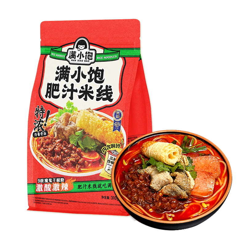 满小饱松茸鸡汤米线267.5g