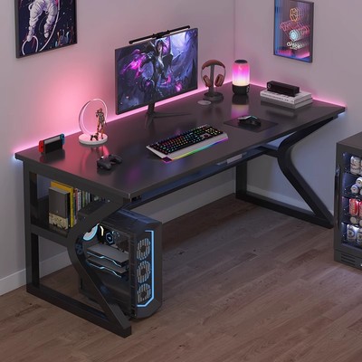 家用电脑桌台式桌卧室学生学习桌电竞桌简易工作台出租屋办公桌椅