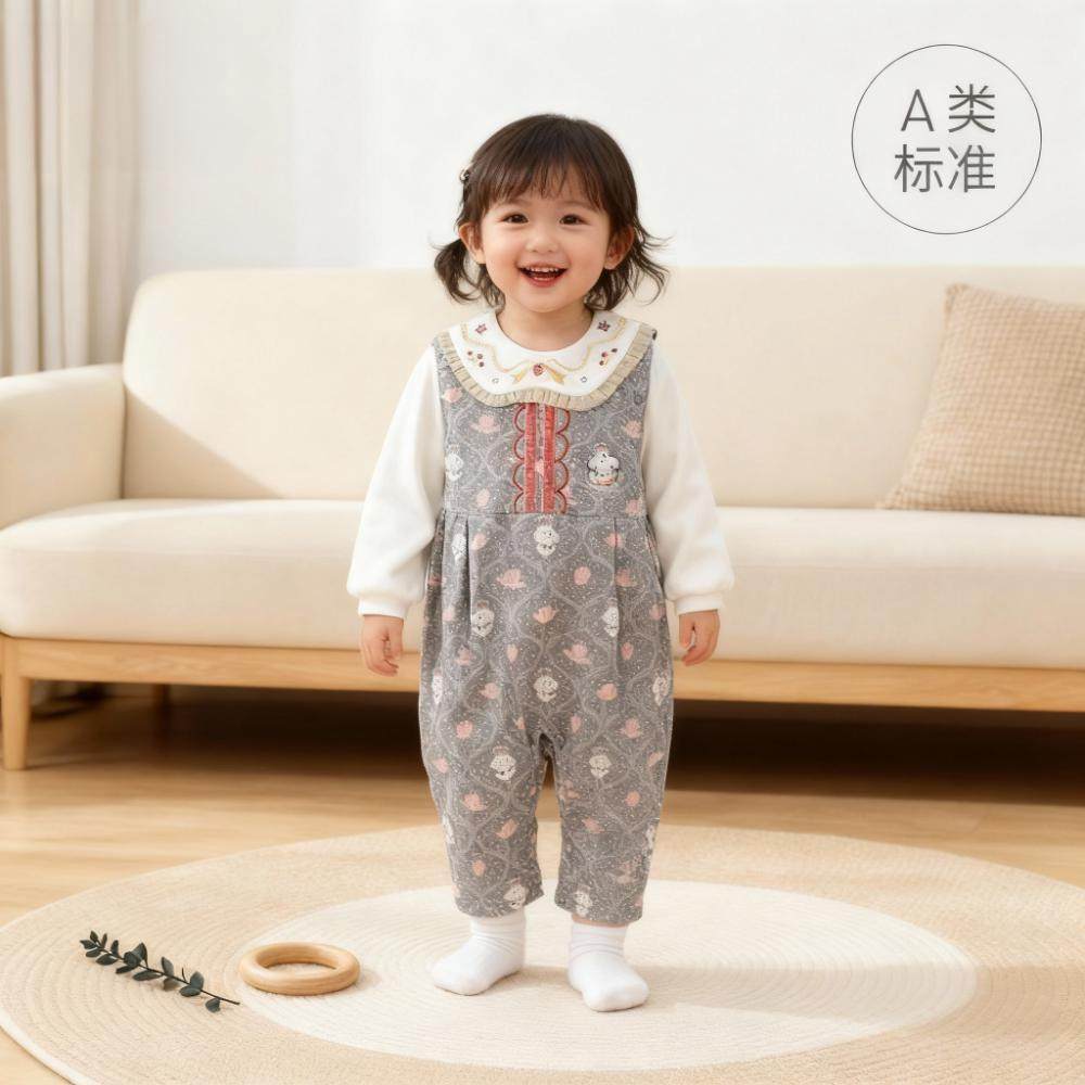 好孩子新生儿a类连体衣春秋婴儿