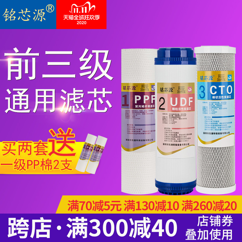 一次买2套送2支PP棉 10寸通用各品牌