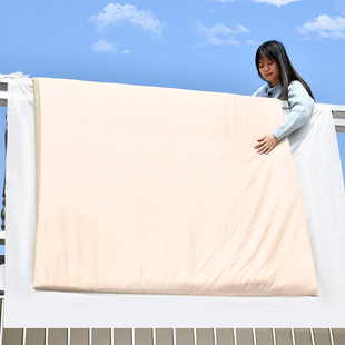 家用晒被子神器加厚无纺布折叠防污垫宿舍阳台栏杆晒棉被隔脏垫子