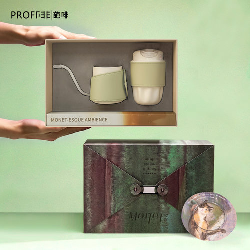 葩啡莫奈主题手冲挂耳咖啡礼盒茉莉挂耳咖啡创意礼物伴手礼定制