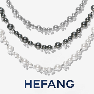 花少7马思纯同款何方hefang气泡星云项链女轻奢高级感方糖锁骨链