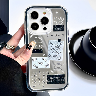 适用iPhone苹果镜面KT手机壳