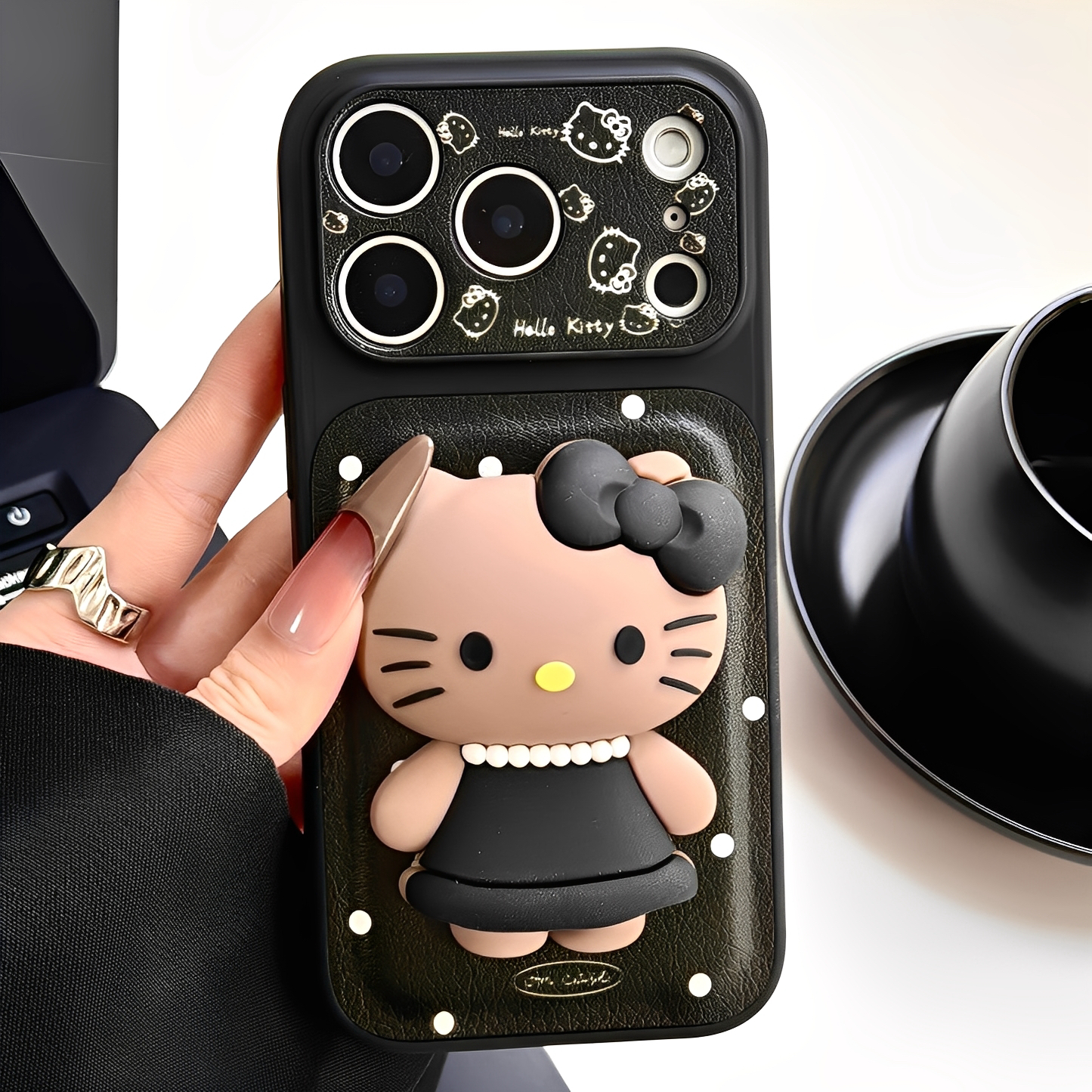 适用iPhone苹果KT猫手机壳