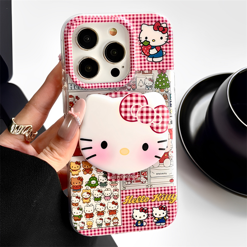 适用iPhone磁吸kt猫耳机套