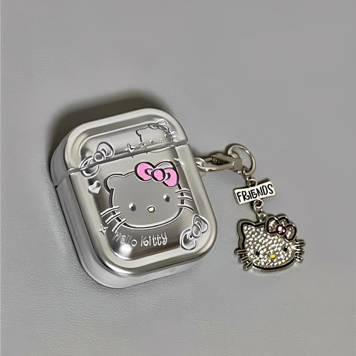 适用苹果iPhone蝴蝶结蓝牙耳机套