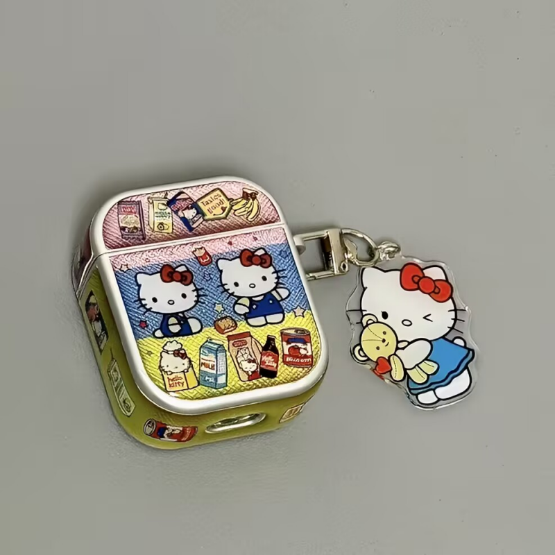 适用AirPods可乐KT小熊耳机套