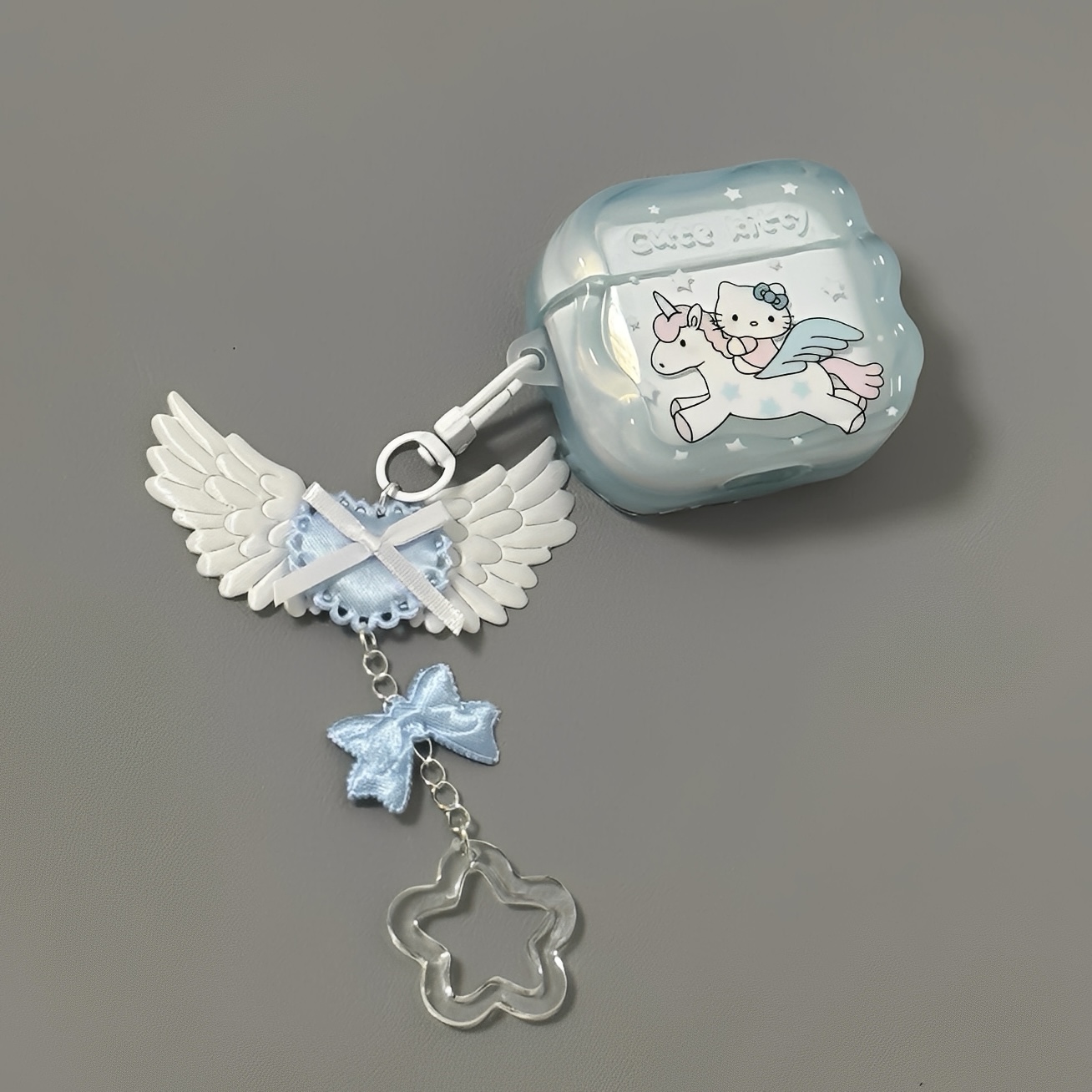 适用Airpods可爱KT猫耳机套