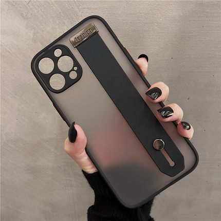 亲肤感腕带适用iphone16promax手机壳苹果15简约12磨砂8plus透明13保护套11镜头全包14小众情侣x高档创意男女