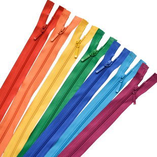 3号70cm尼龙开口衣服拉链彩色长拉锁细齿开尾高档配件服装辅料