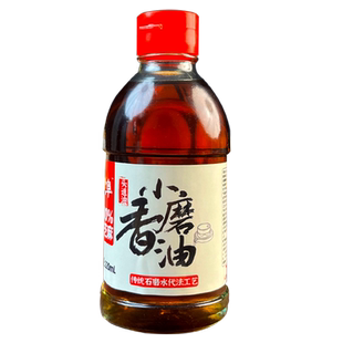 爱阜小磨香油芝麻油纯正安徽阜阳特产零添加水代法传统石磨月子油